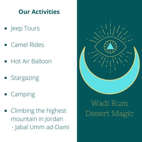 Desert Magic Camp & Resort Wadi Rum Exterior photo